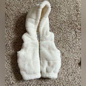 Janie and Jack Plus Faux Fur Vest